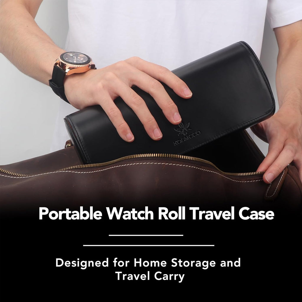 WC05 Watch Box Holder Organizer Case with 3 Slot
