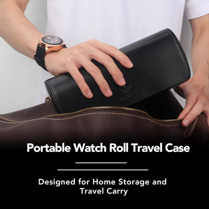WC05 Watch Box Holder Organizer Case with 3 Slot