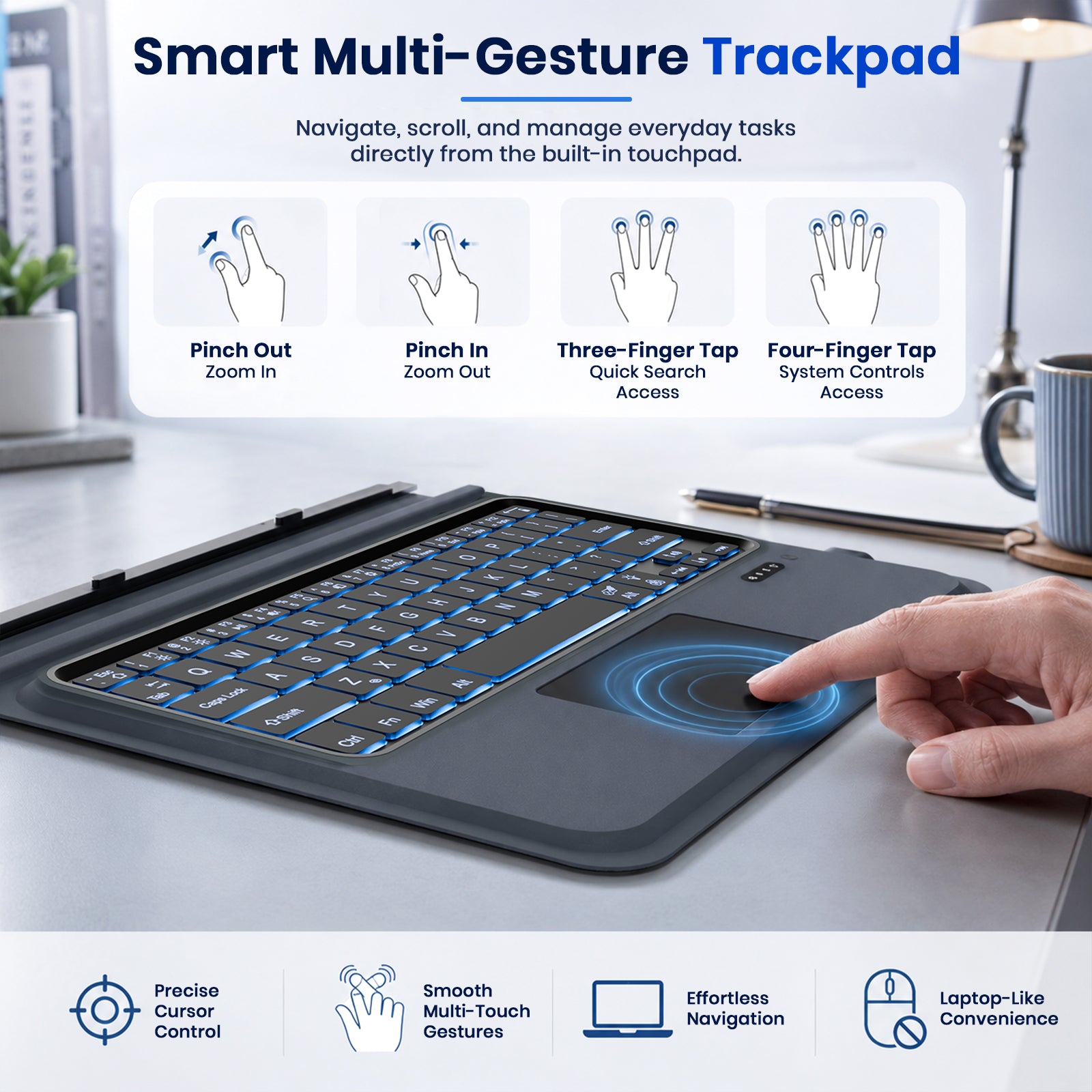 Wireless Microsoft Surface Go Keyboard for G0 4, Go 3, Go 2, Go
