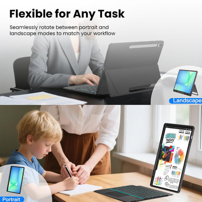 X620 Keyboard Case for Samsung Galaxy Tab S10 FE+ 13.1”