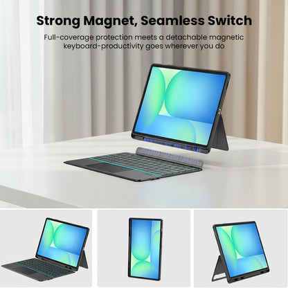 X620 Keyboard Case for Samsung Galaxy Tab S10 FE+ 13.1”