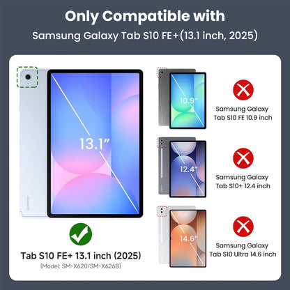 X620 Keyboard Case for Samsung Galaxy Tab S10 FE+ 13.1”