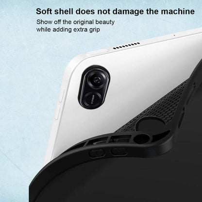 Soft shell of TECPHILE RY812 keyboard case protects Honor Pad 8 while maintaining grip and showcasing the tablet’s original design.