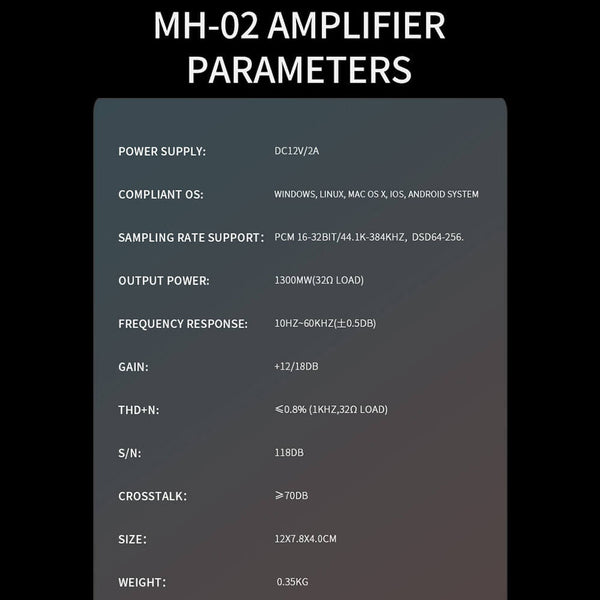 xDuoo - MH02 USB DAC & Tube Headphone Amplifier - 15