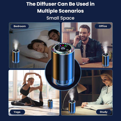 Z11-B Car Air Freshener Diffuser suitable for small spaces like bedrooms, offices, yoga rooms, and study areas.