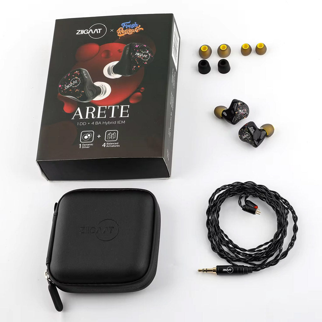 ZiiGaat x Fresh Reviews ARETE Hybrid Driver Flagship IEM – Concept