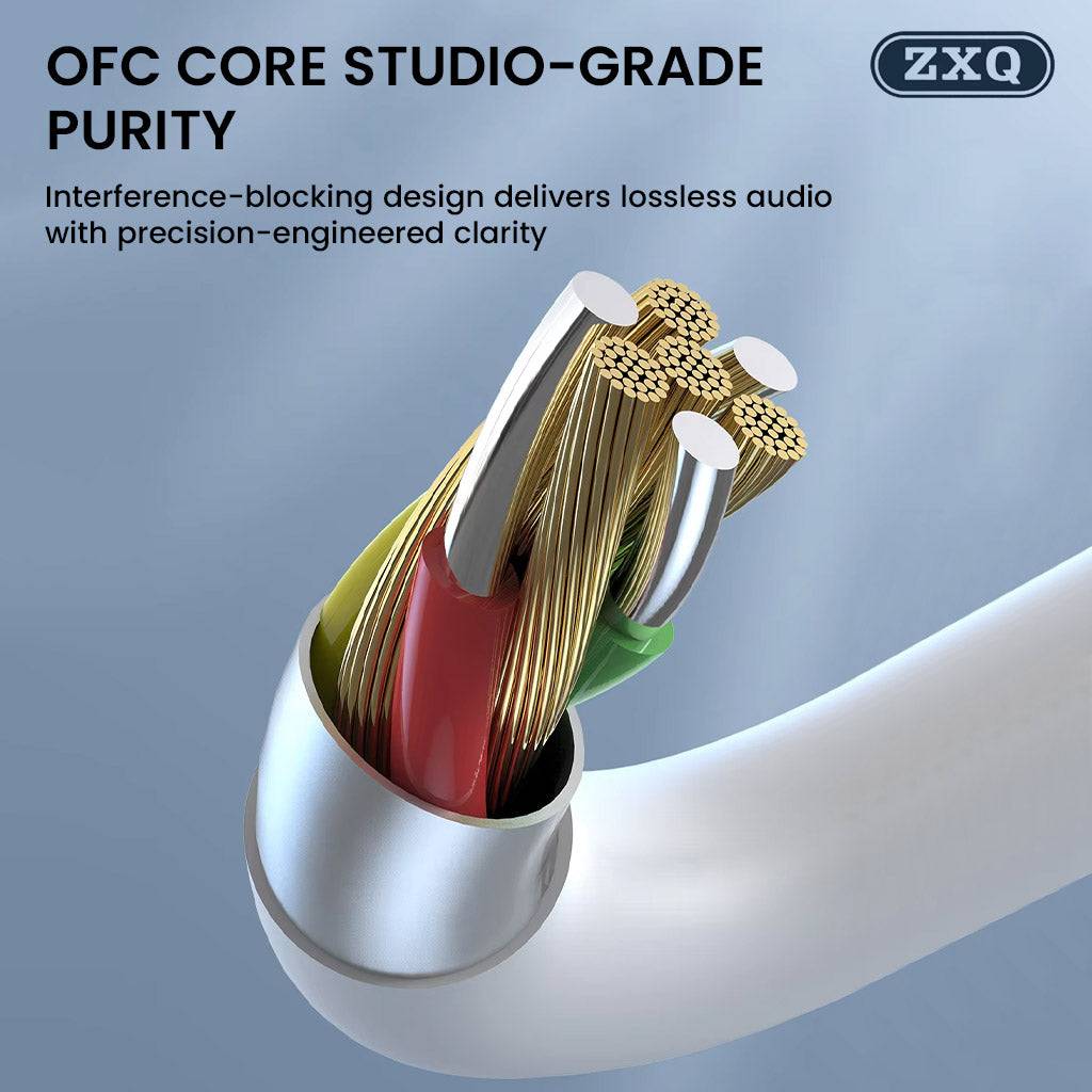 ZXQ - A13 Versatile Wired Earphone comes with OFC cable