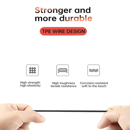 ZXQ A2 Wired Earphone has TPE Cable Design 