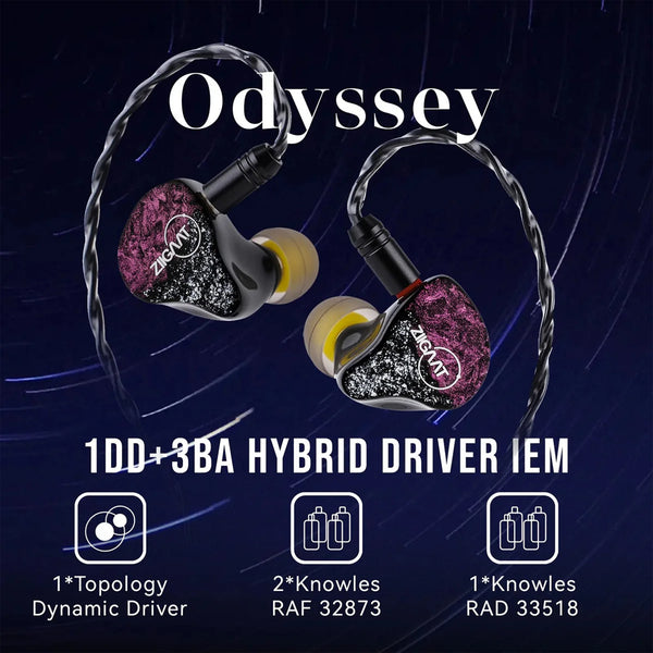 ZiiGaat - Odyssey High-Performance Hybrid IEM - 2