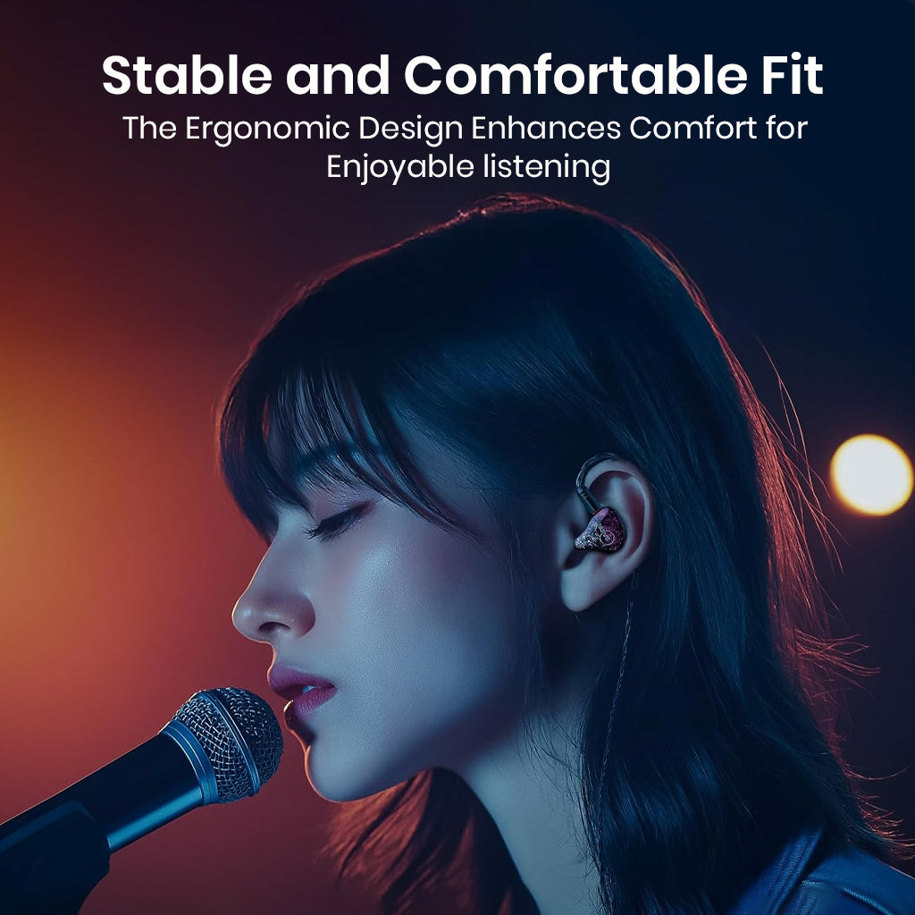ZiiGaat Odyssey High Performance Hybrid IEM with Comfortable Fit