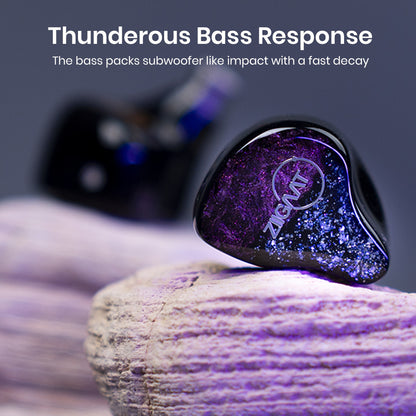 ZiiGaat Odyssey High Performance Hybrid IEM with great base response