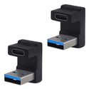 TECPHILE U-Shaped Type-C 3.1 Female to USB-A Male Adapter - 5