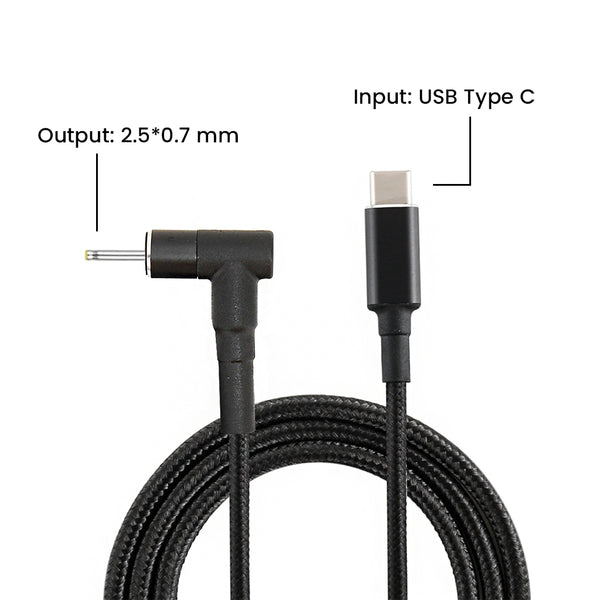 TECPHILE - 100W PD Charger Cable for Asus Laptop - 14