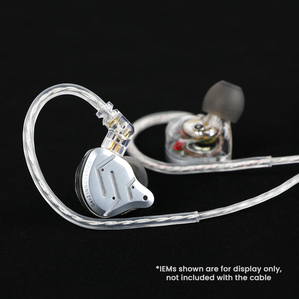 AUDIOCULAR - RC1 Silver-Plated Replacement Cable for KZ IEMs - 2