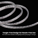 AUDIOCULAR - RC1 Silver-Plated Replacement Cable for KZ IEMs - 8