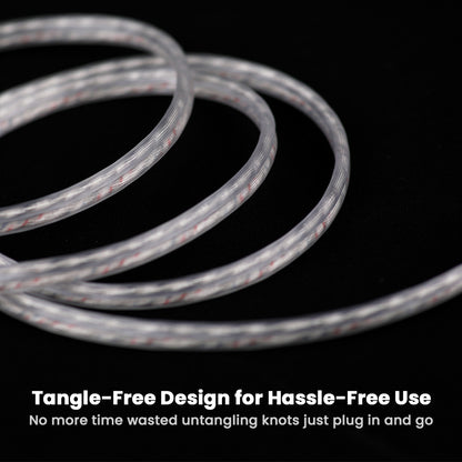 Tangle-free design of AUDIOCULAR - RC1 Silver-Plated Cable offers hassle-free use, perfect for everyday audio needs with KZ IEMs.