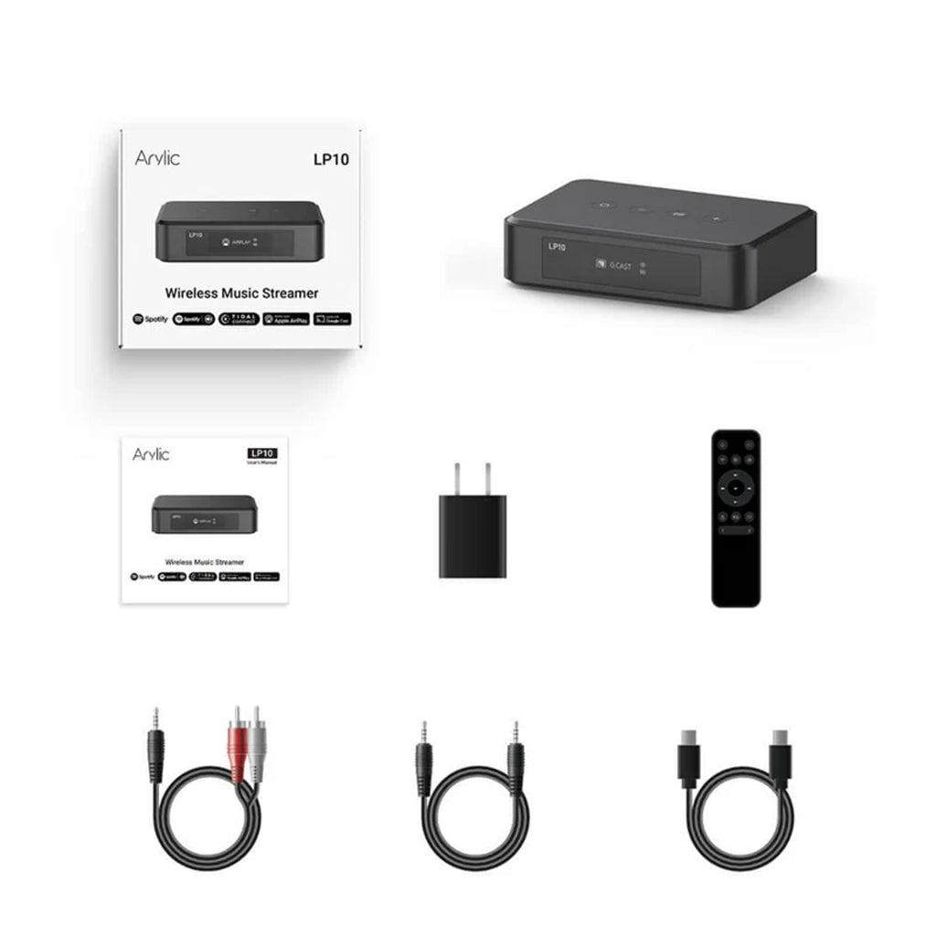 Arylic - LP10 Wireless Music Streamer with AirPlay 2, Multiroom Stereo
