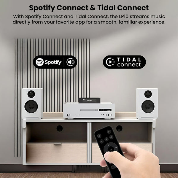 Arylic - LP10 Wireless Music Streamer with AirPlay 2, Multiroom Stereo - 10