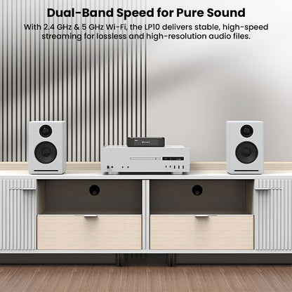Arylic - LP10 Wireless Music Streamer with AirPlay 2, Multiroom Stereo