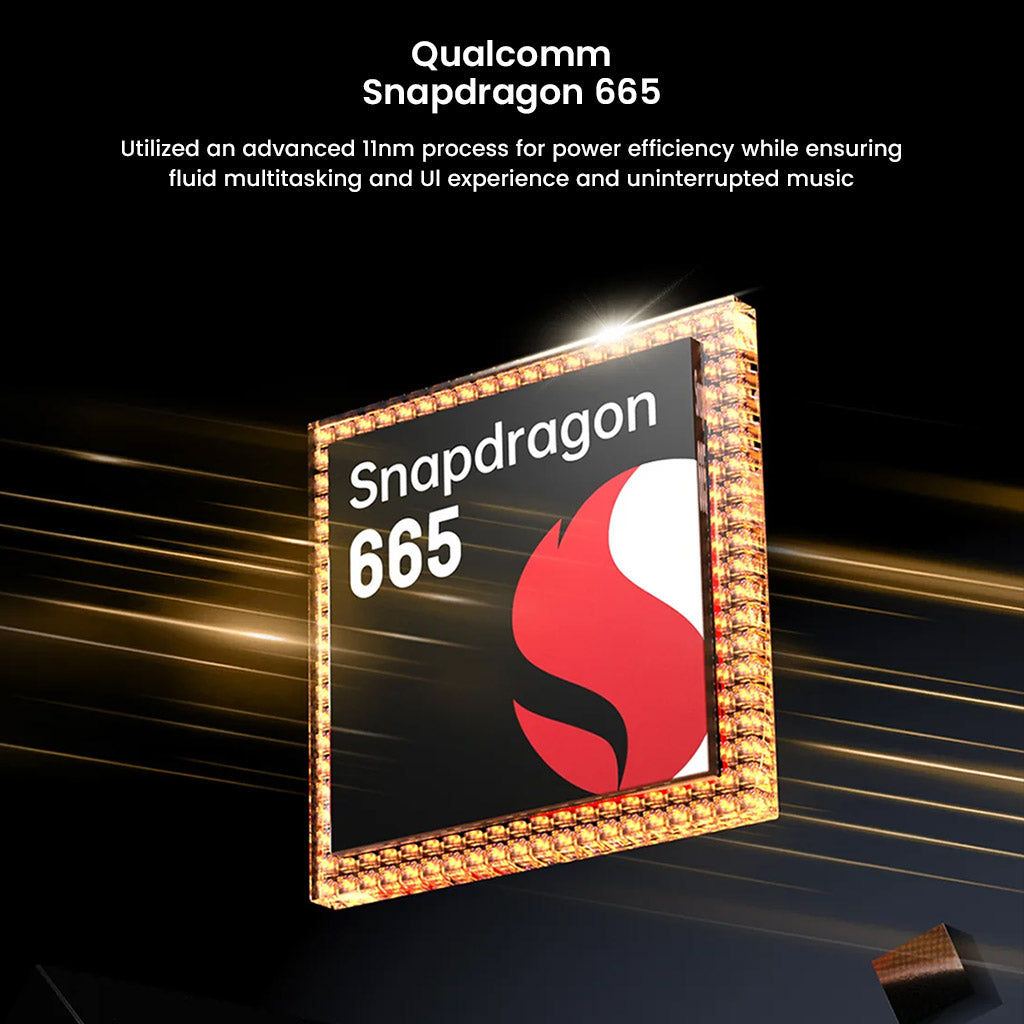 HiBy R8 II Gen 2 powered by Snapdragon 665 processor for efficient multitasking and smooth audio playback performance.