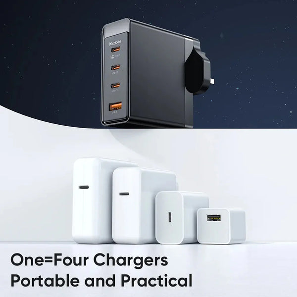 MCDODO- 100W Gan Charger with EU, UK plugs (CH-8101 Pro) - 14