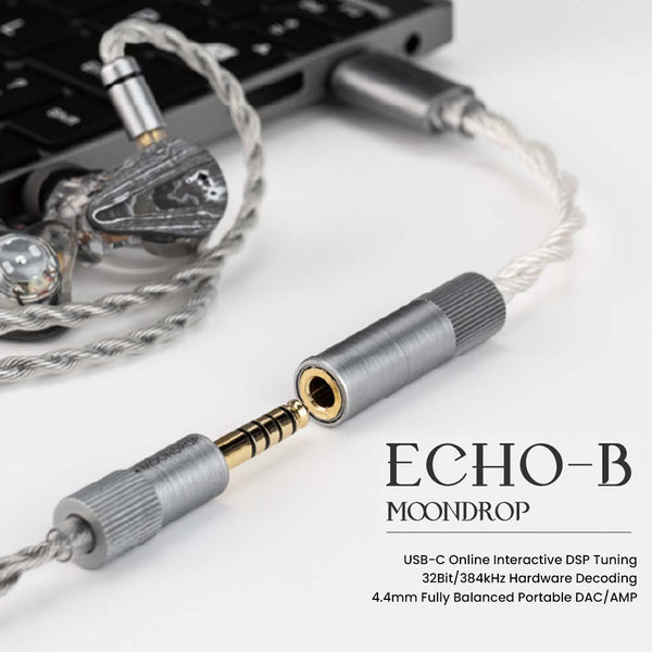 MOONDROP- ECHO-B USB-C to 4.4mm DSP Version Portable DAC & AMP - 2