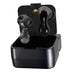 ND Pulsar TWS earbuds in black with open charging case, emphasizing premium build and ergonomic earbud design.