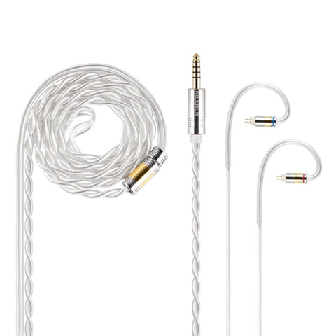 NICEHCK SnowCat Silver Plated-OCC Upgrade Cable for IEM 4.4