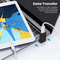 TECPHILE U-Shaped Type-C 3.1 Male to USB-A Female Adapter - 4