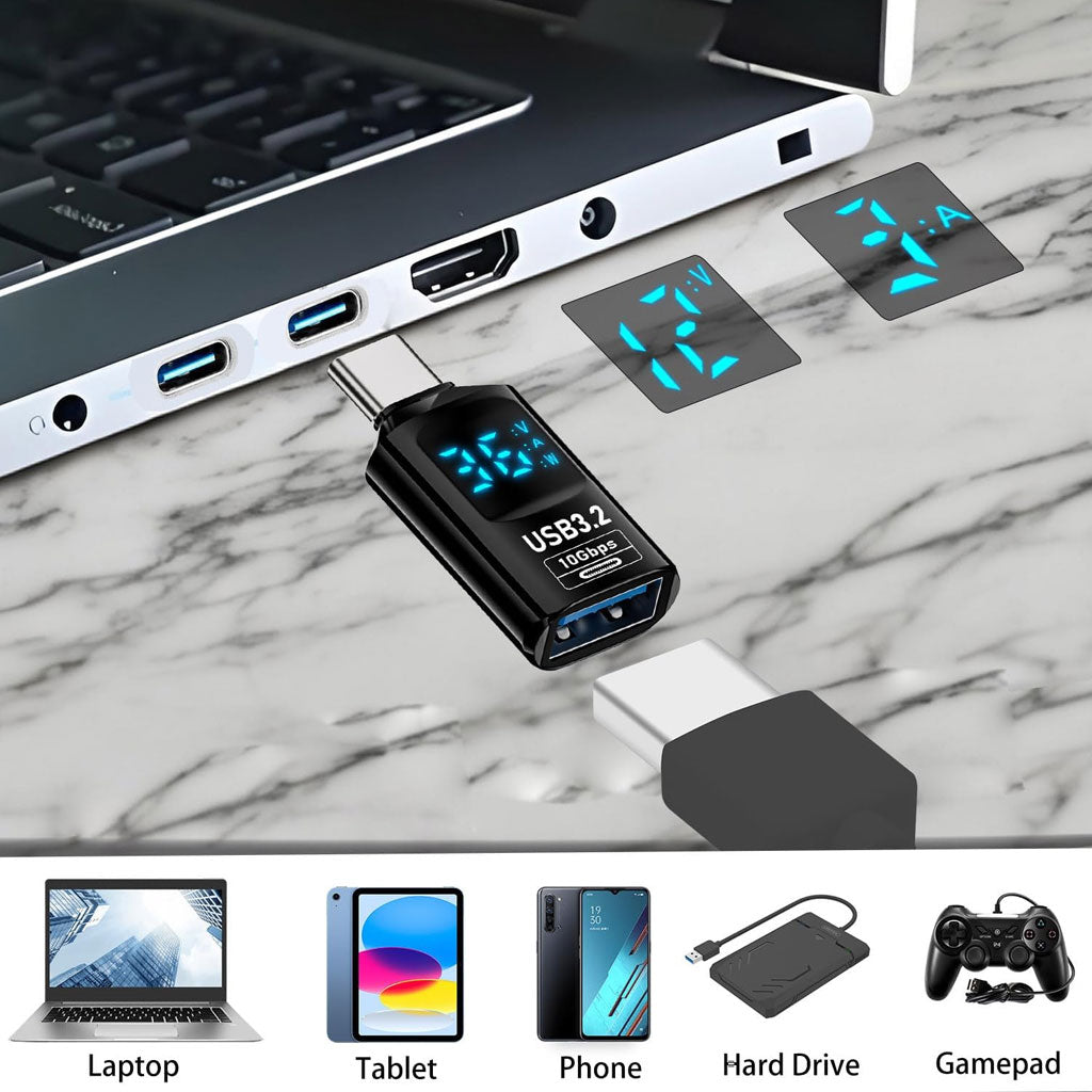 Tecphile CA101 display Adapter Black CF USB A Male WIDE COMPATIBILITY