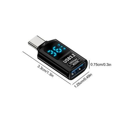 Tecphile CA101 display Adapter Black CF USB A Male MEASURMENTS