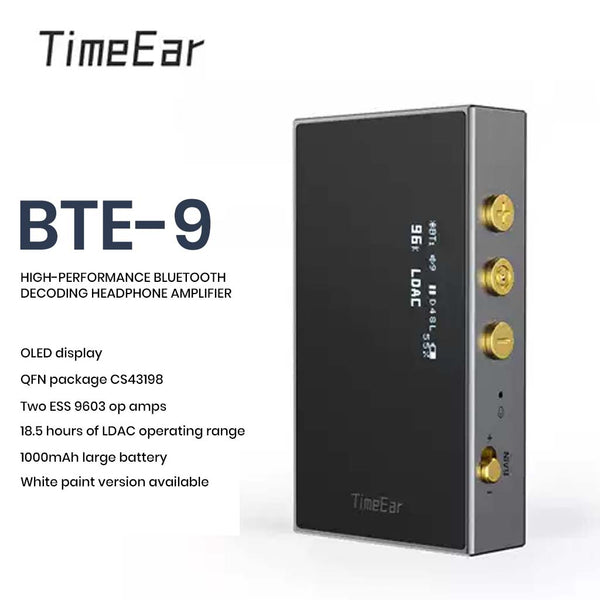 TimeEar- BTE 9 CS43198 DAC + Dual ESS9603 Amp Bluetooth DAC/Amp - 2