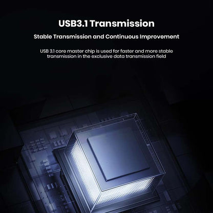 TECPHILE USB 3.1 Adapter features a core master chip for stable and continuous high-speed data transmission in laptop and PC setups.