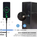 TECPHILE- U-Shaped USB A 3.1 Male to Female Adapter - 6