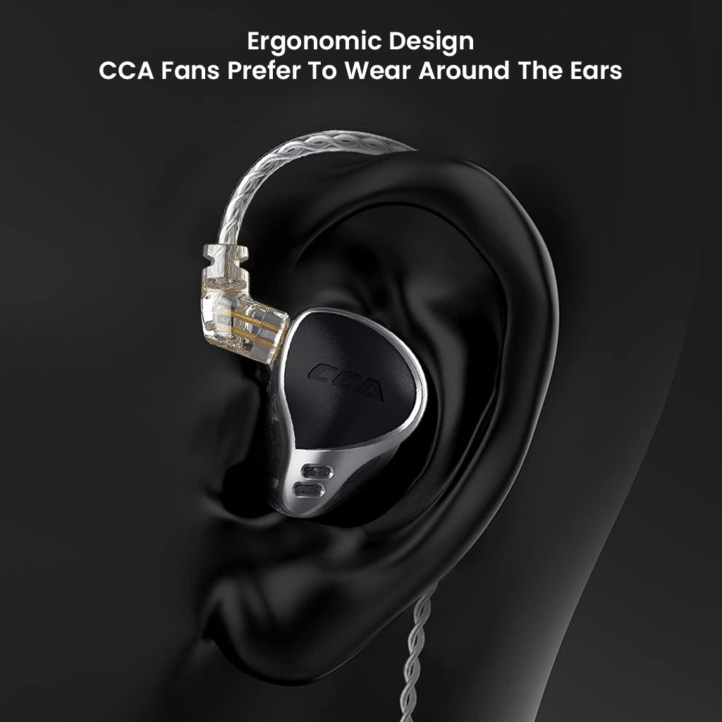 CCA-APEX24 24 Balanced IEM - Black & Gold | 24 Driver, Ergonomic