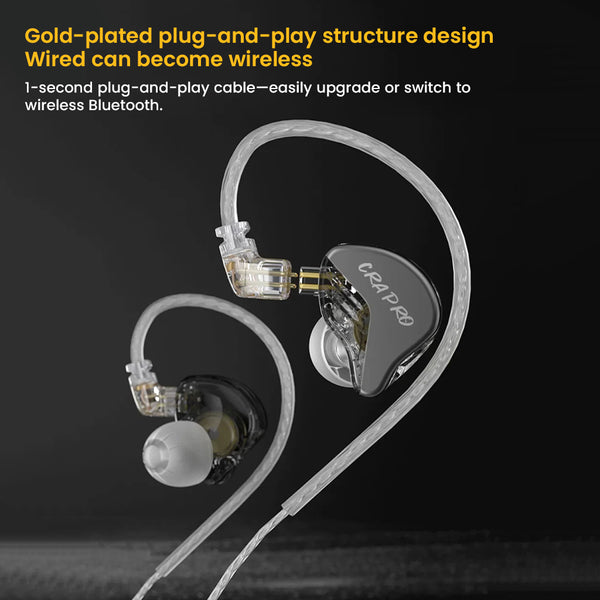 CCA- CRA Pro Ultra-Thin Dynamic Driver In-Ear Monitor - 10
