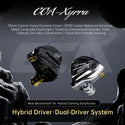 CCA- Xyrra Hybrid 10mm DD + 1 BA Driver Gaming IEM - 2