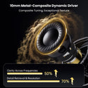 CCA- Xyrra Hybrid 10mm DD + 1 BA Driver Gaming IEM - 4