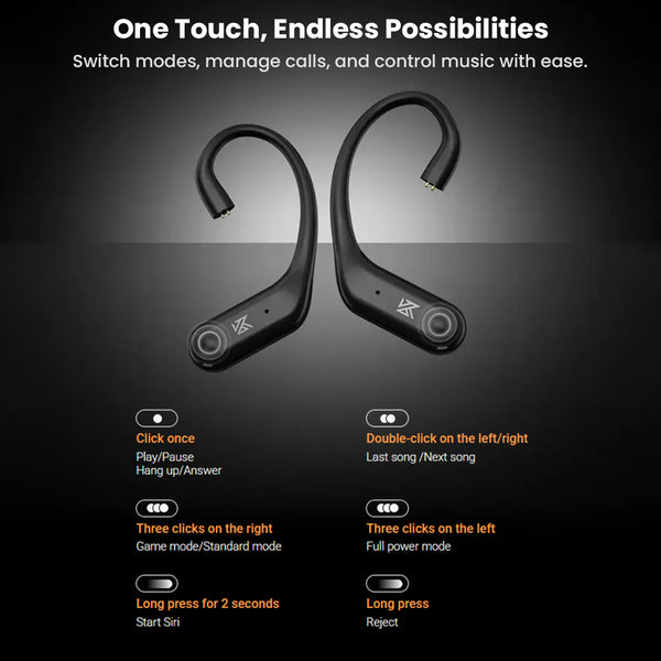 KZ- AE01 PRO TWS Bluetooth Adapter for IEMs - 14