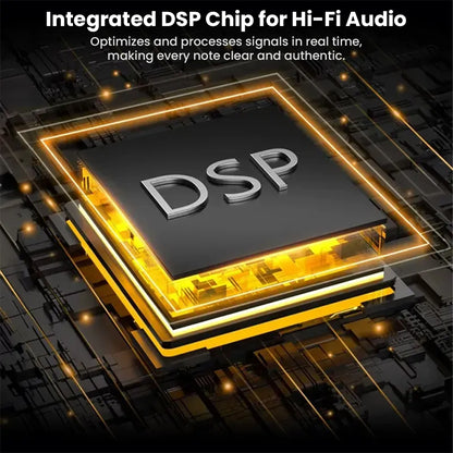 Integrated DSP chip in KZ AE01 PRO processes signals in real time, delivering authentic and clear Hi-Fi audio for music lovers.