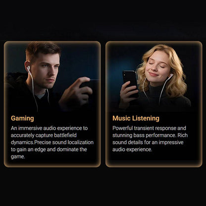 KZ- Duet Dual Dynamic Drivers Wired Earbuds delivering immersive audio for gaming and music with precise sound localization.