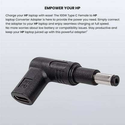 TECPHILE - 100W Type C Female to Acer Laptop Adapter