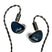 PULA Unicrom IEM in blue with twisted cable and ergonomic ear tips, designed for immersive and high-fidelity audio.