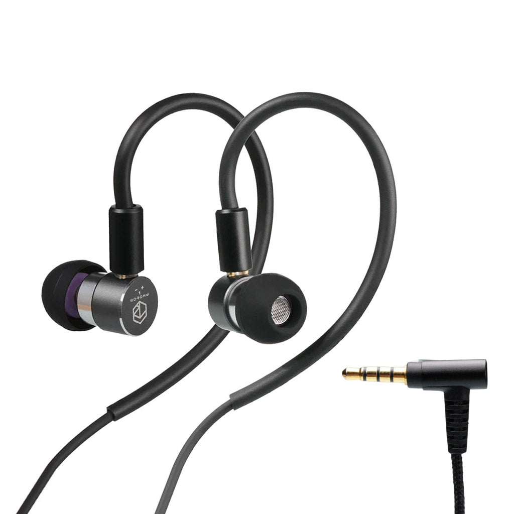 Photon Pro IEM with 8mm HD driver and over-ear cable design for clean sound and secure fit, ideal for audiophiles and gamers.