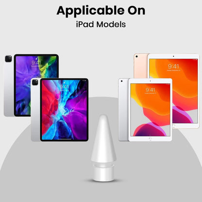 TECPHILE Replacement Nibs compatible with multiple iPad models, including iPad Pro and iPad Air, for seamless Apple Pencil use.
