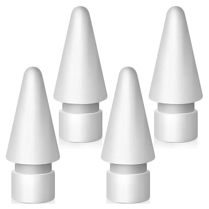 TECPHILE Pencil Nibs - Replacement Nibs set of 4 compatible with Apple Pencil, designed for smooth and precise digital writing and drawing.