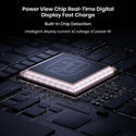 TECPHILE- 140W 40Gbps Type-C Male to Female Adapter with Digital Display - 5