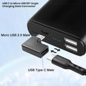 TECPHILE- 10W Type-C Female to Micro Male Adapter Converter - 4