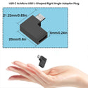 TECPHILE- 10W Type-C Female to Micro Male Adapter Converter - 7