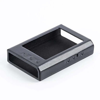 Angled view of TempoTec Variations V3 Series protective PU leather case showing side button access and durable stitching for long-term use.
